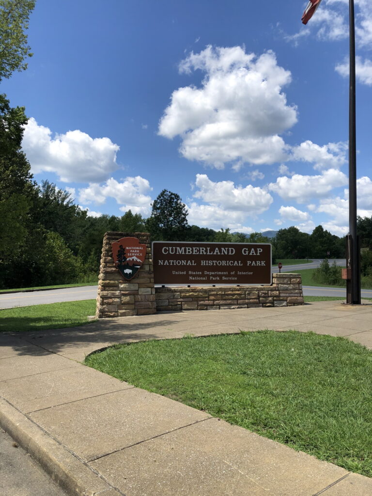 Cumberland Gap National Historical Park Sign