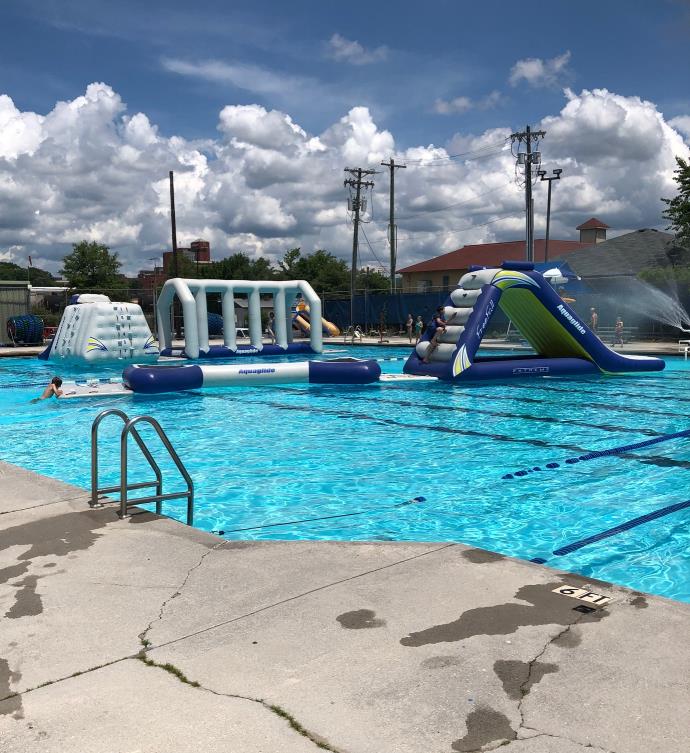 Warner Park Pool at Chattanooga TN
Inflatables