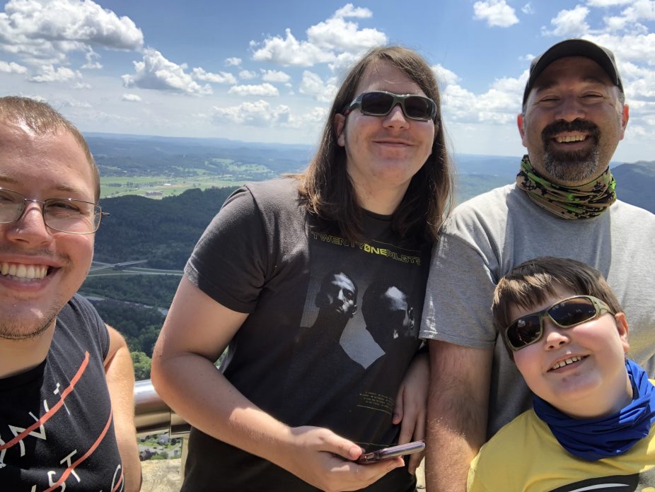 Things that dads give up to make their children happy. Boys and me at cumberland gap