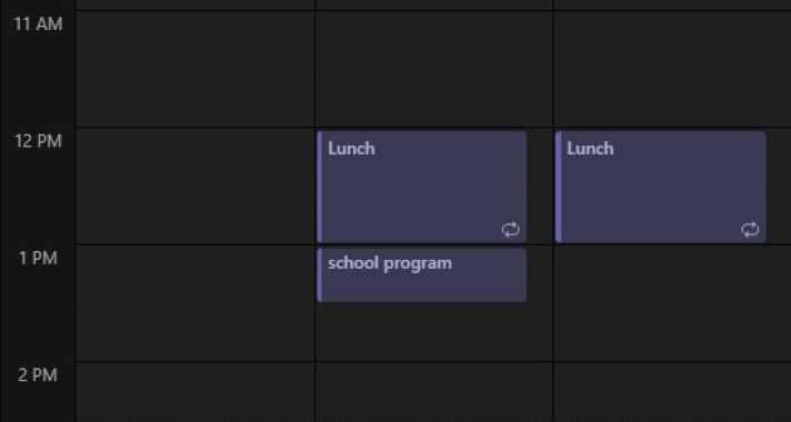 Add family events on your work schedule to help balance work and life