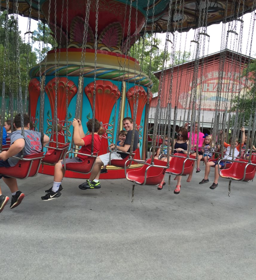 Take them to the park to show them some love - On the swings