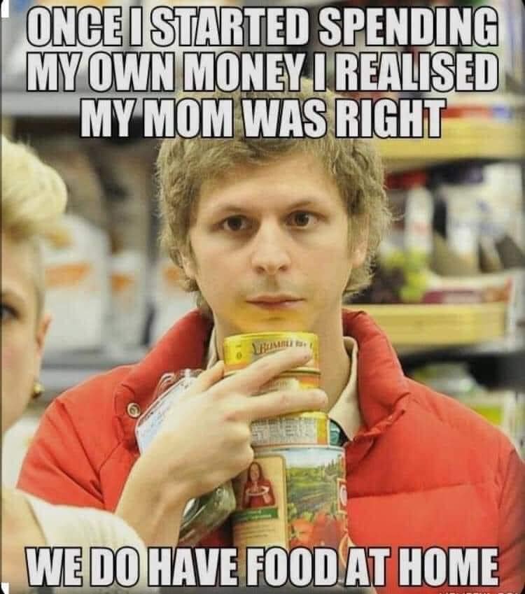 Yes we have food at home - parenting meme toddlers