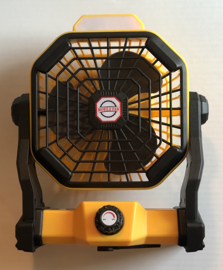Have a battery-powered fan for white noise during a winter storm