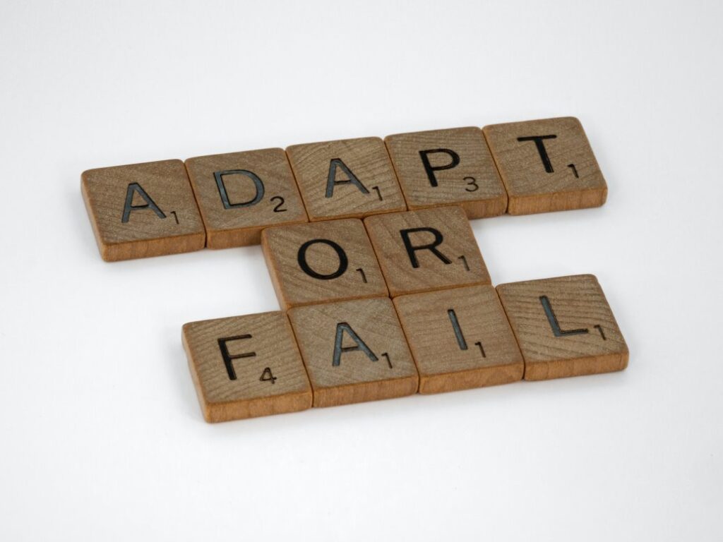 Why do Cub Scout packs fail? Text: Adapt or Fail