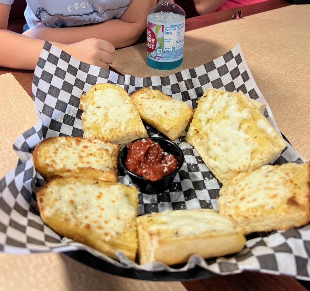 Panther Den Pizzeria Branson MO Garlic Bread