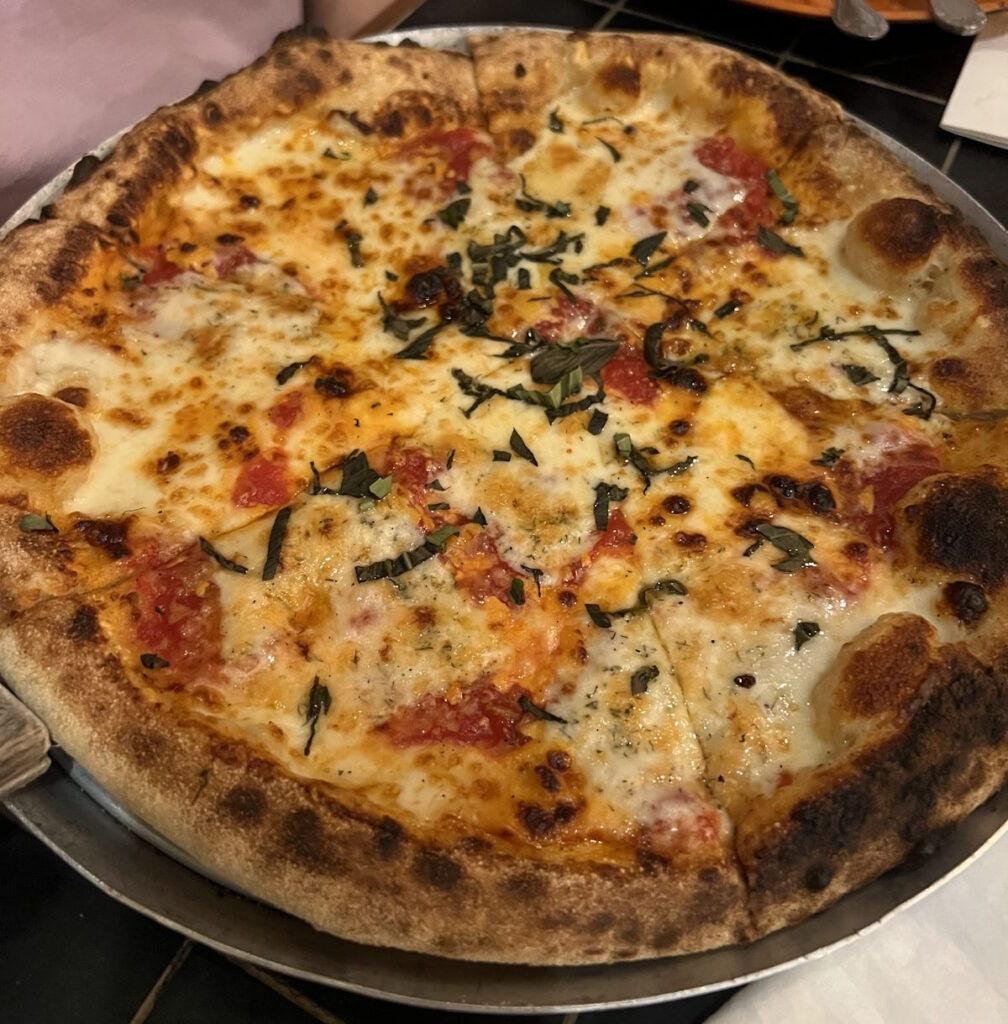Aunt Lou-Shele Pizza at Woodfire Pizza Kitchen